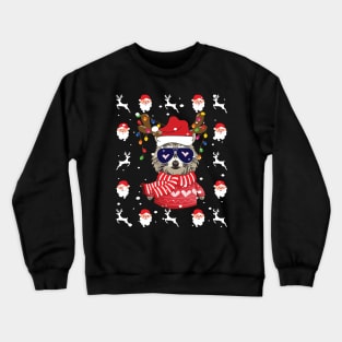 Racoon Christmas Crewneck Sweatshirt